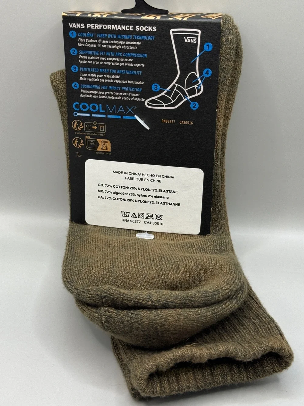 VANS MTE Crestline Tie Dye Crew Sock